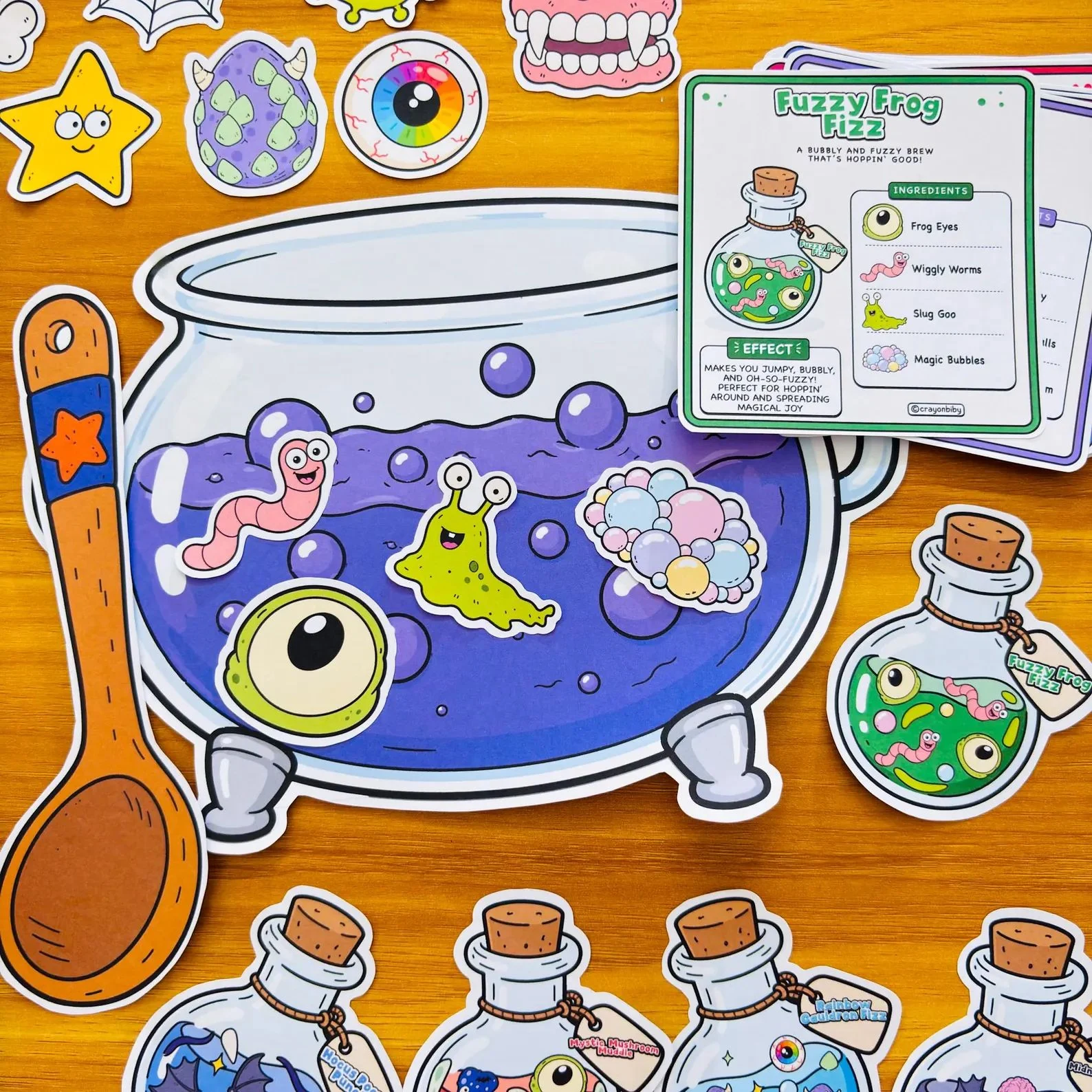 Mix a Pretend Potion printable Halloween activity