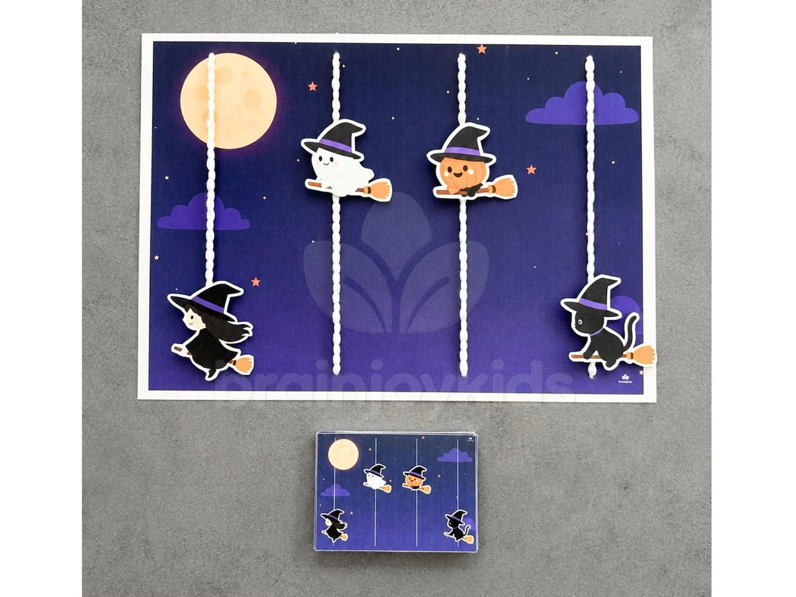 Halloween Pattern Tracks printable Halloween activity